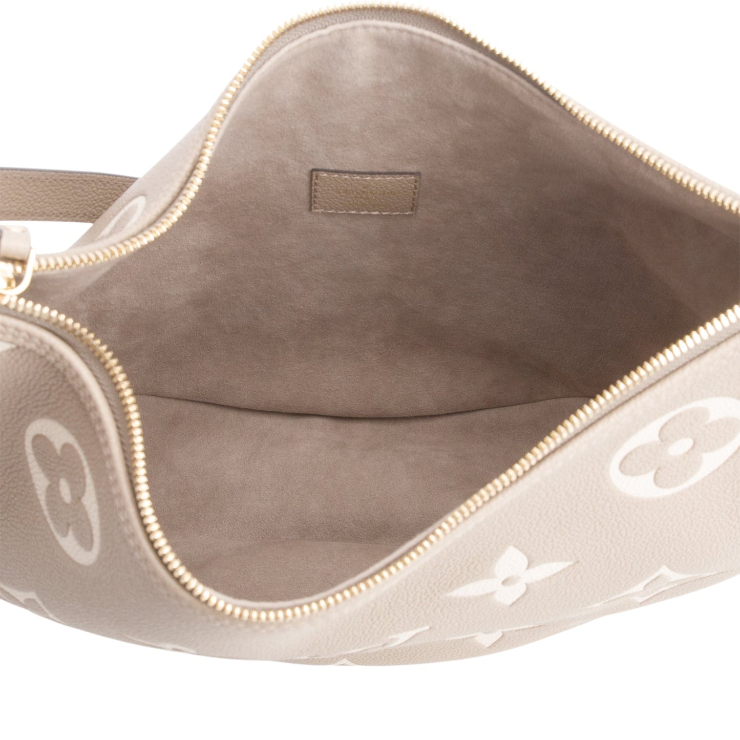 Louis Vuitton 2025 Beige Empreinte Monogram Giant Loop Hobo