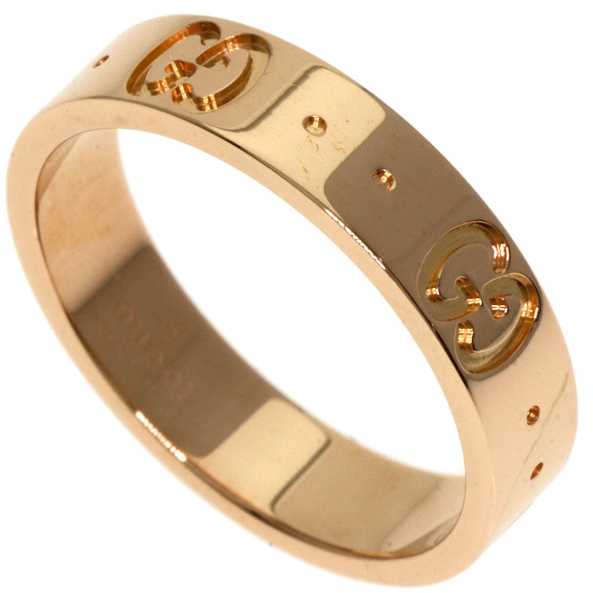 GUCCI Ring 18K Pink Gold gold Icon # 9 Women