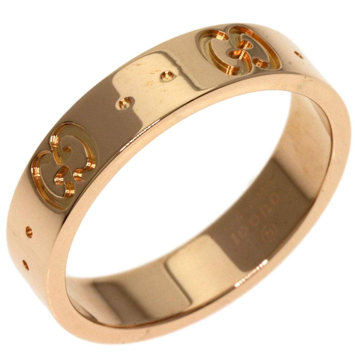 GUCCI Ring 18K Pink Gold gold Icon # 9 Women