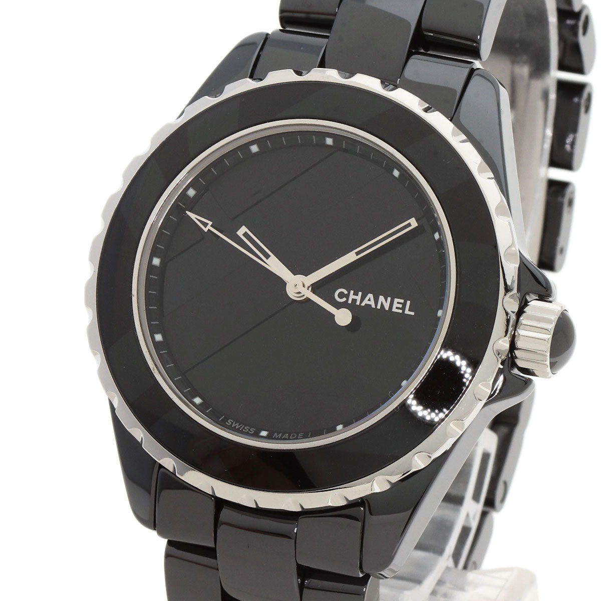 CHANEL Watches Mechanical Automatic H5581 ceramic black J12 Untitled 1.5" Limited to 1200 pieces worldwide black dial