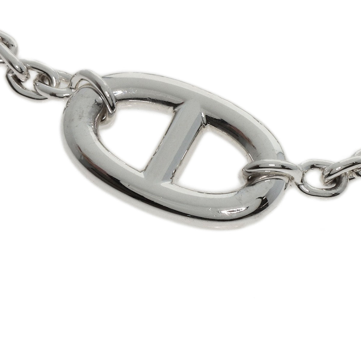 HERMES bracelet SV Silver Chene Dunkle Farandole Women