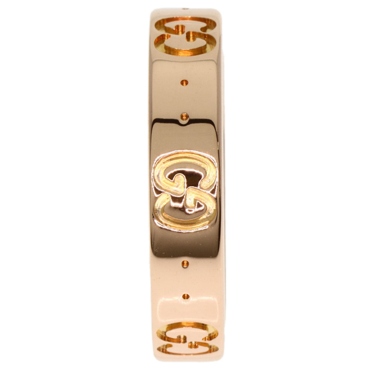 GUCCI Ring 18K Pink Gold gold Icon ring # 13 Women