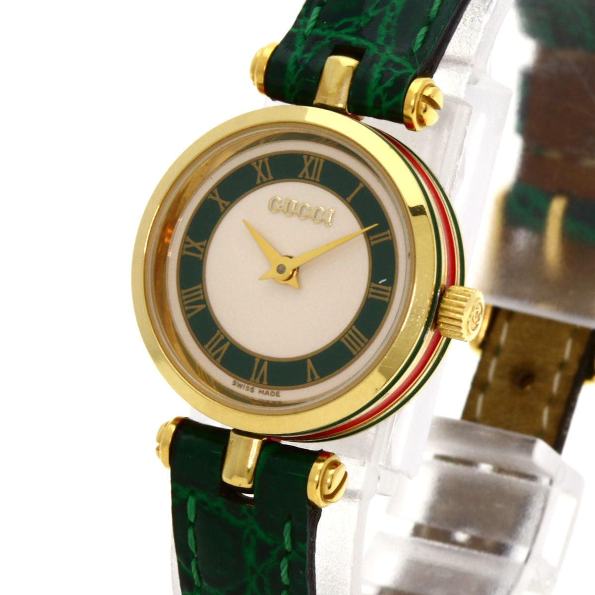 GUCCI Watches Quartz Gold Plated gold Sherry line Ivory dial