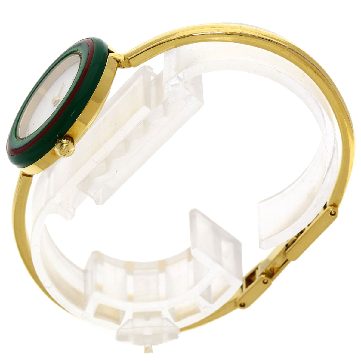 GUCCI Watches Quartz 11/12.2 Gold Plated gold Change bezel white dial