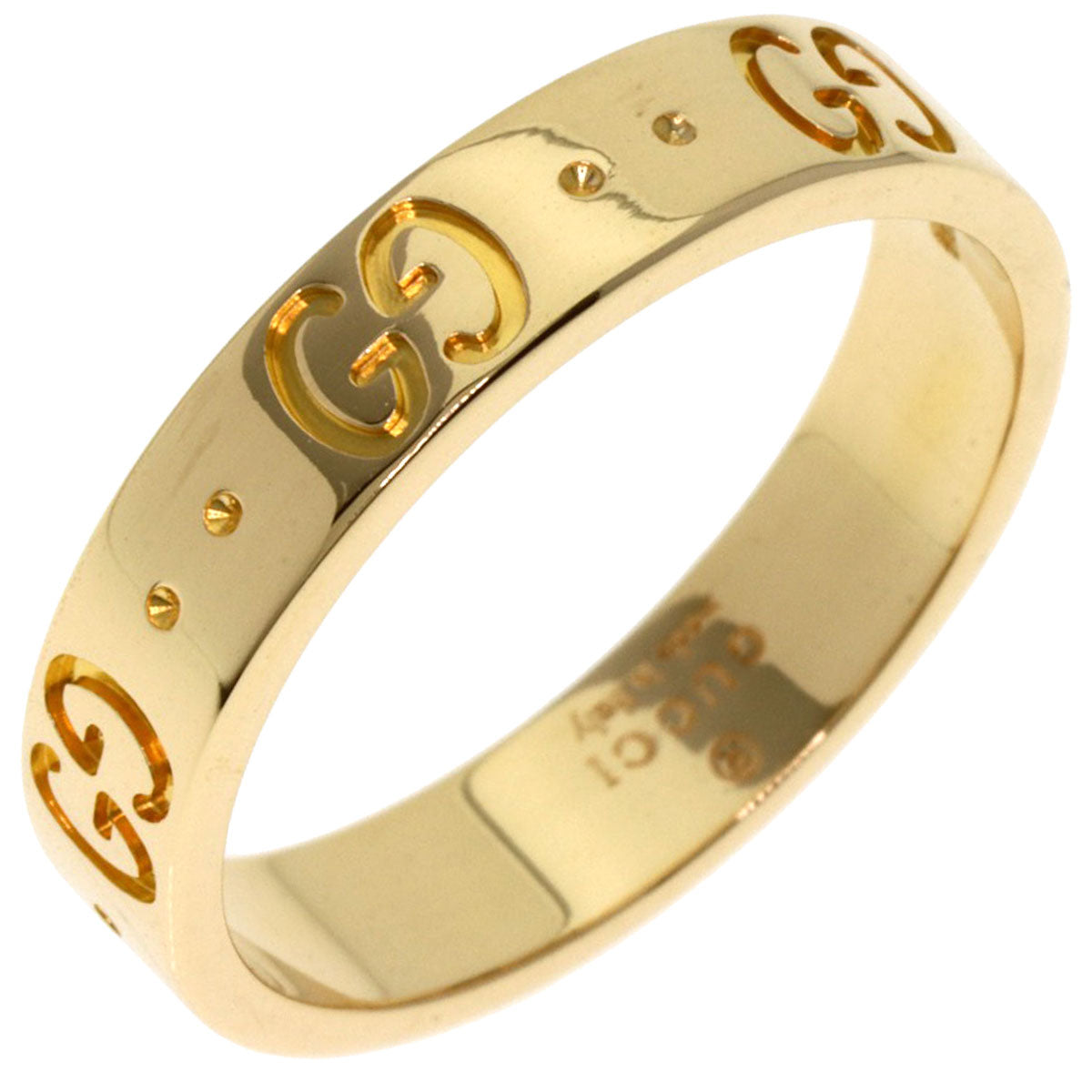 GUCCI Ring 18K Yellow Gold gold Icon #12