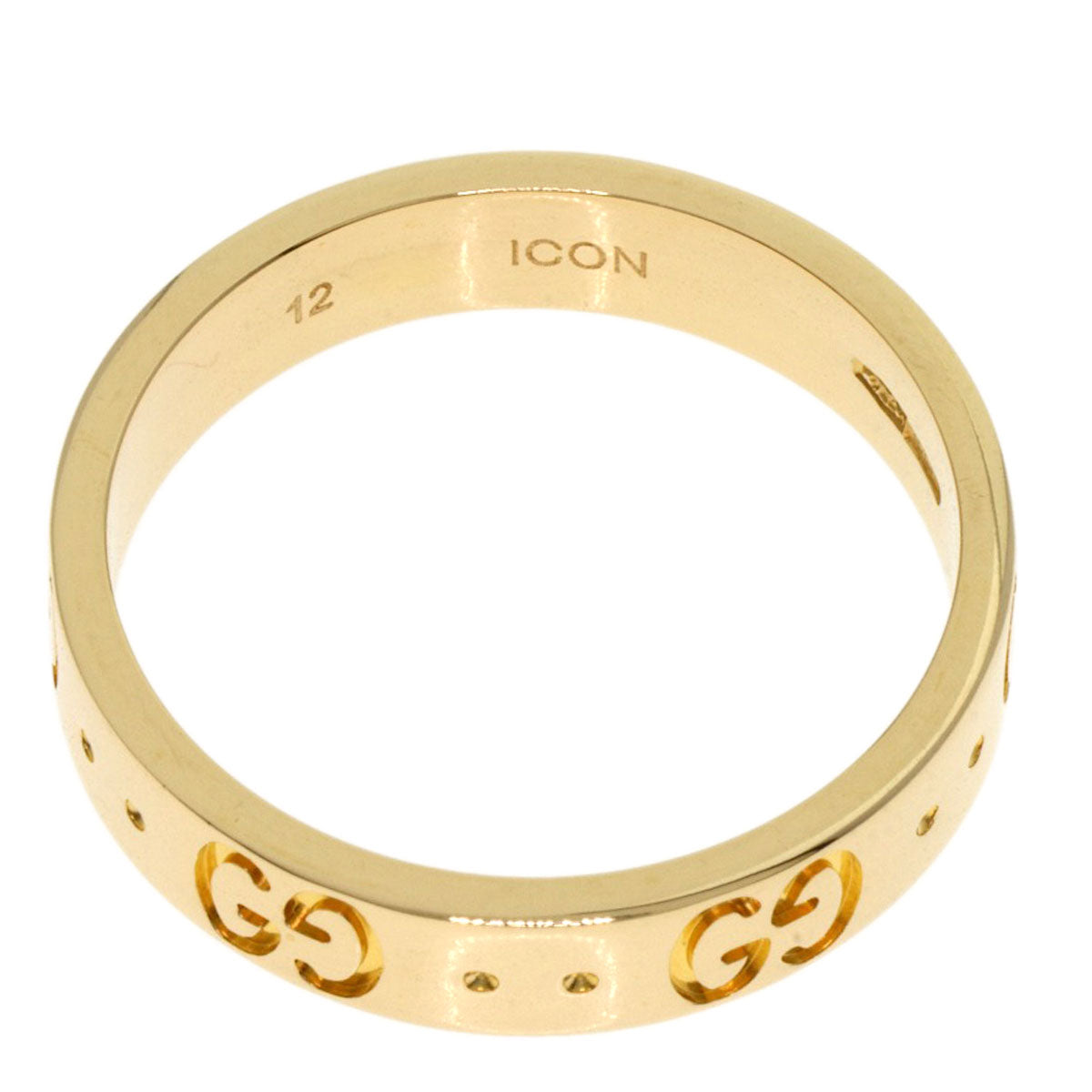GUCCI Ring 18K Yellow Gold gold Icon #12