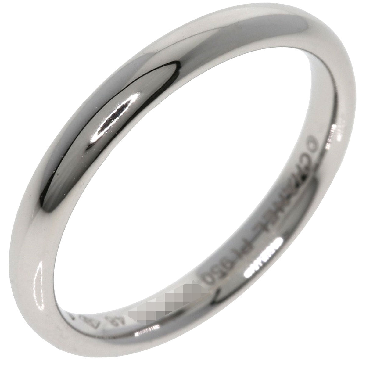 CHANEL Ring PT950 Silver Wedding #48