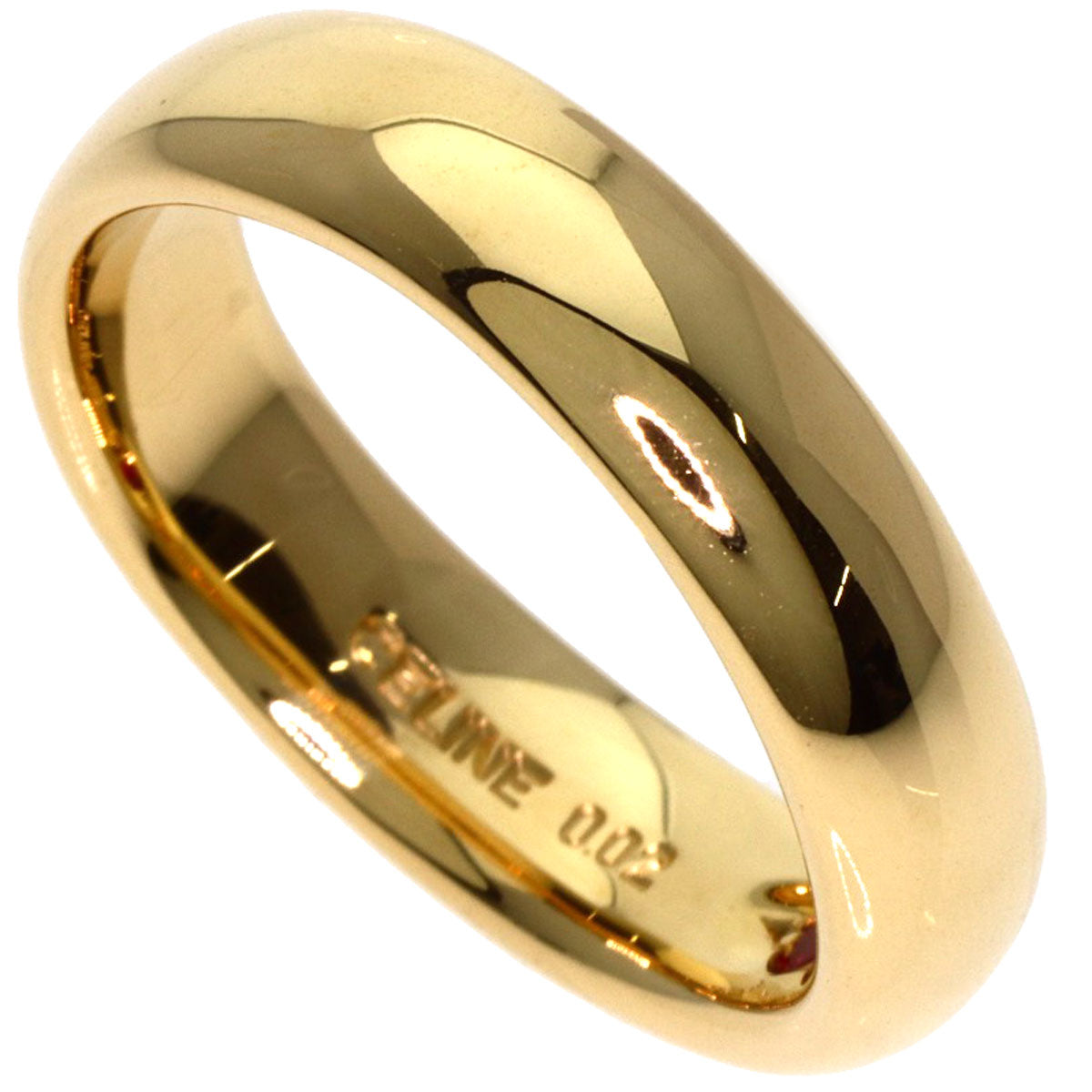 CELINE Ring 18K Yellow Gold gold Inner Stone: Ruby