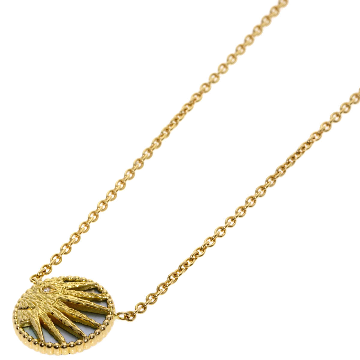 Dior Necklace 18K Yellow Gold gold Rose Celeste Moon and Sun
