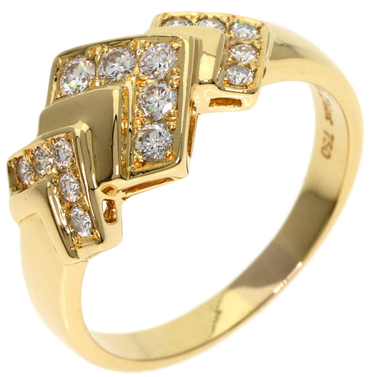 Christian Dior Ring 18K Yellow Gold gold diamond