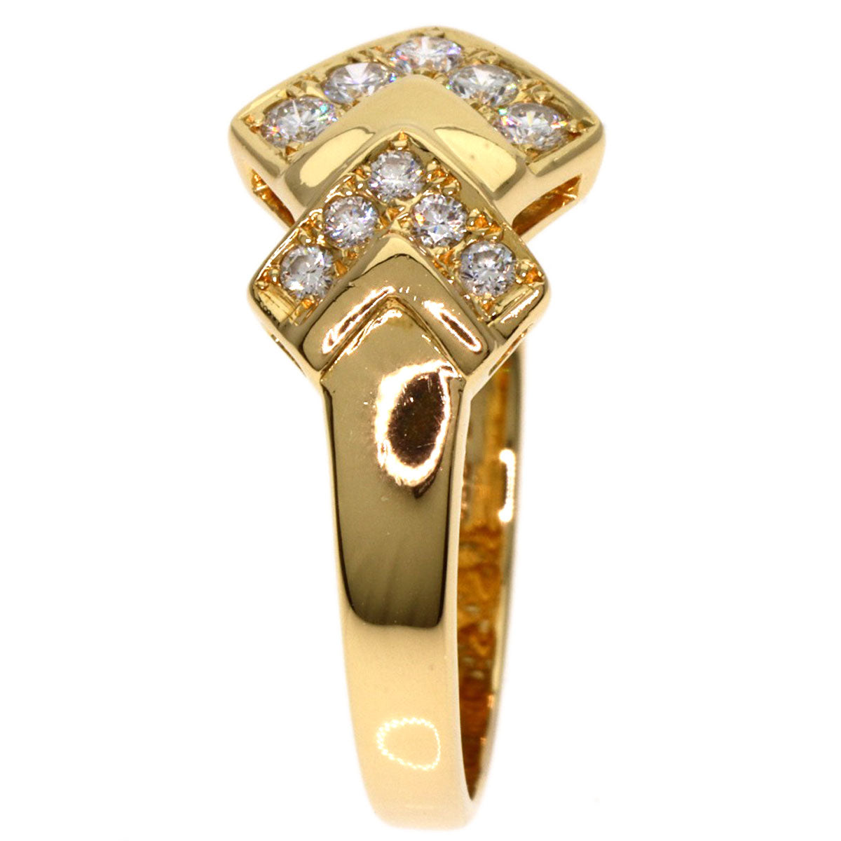 Christian Dior Ring 18K Yellow Gold gold diamond