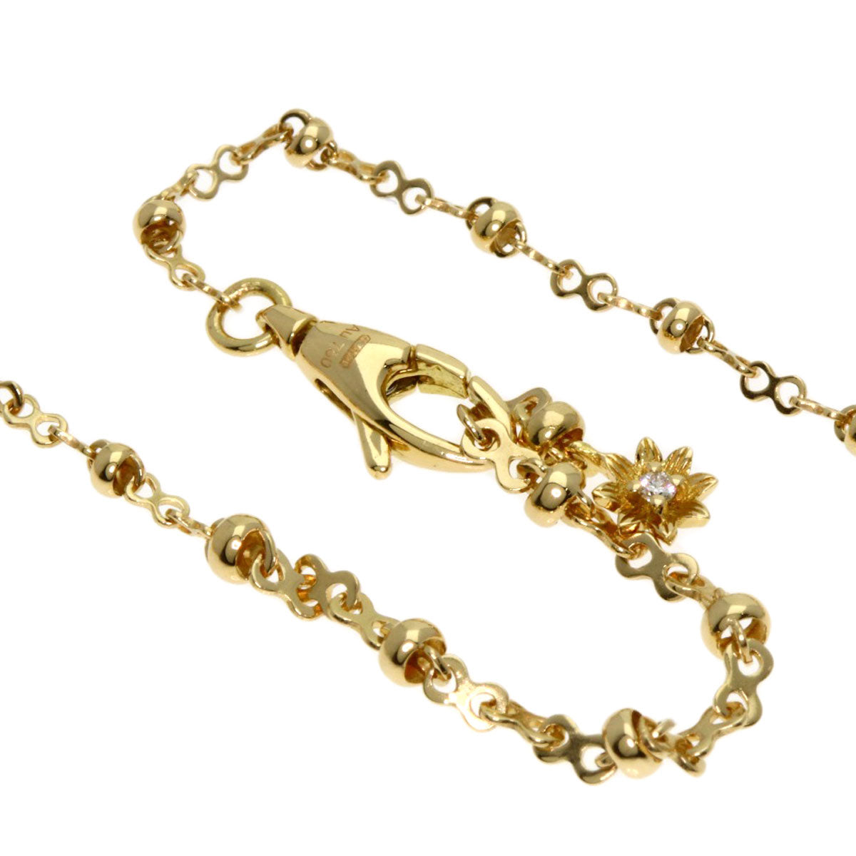 GUCCI Necklace 18K Yellow Gold gold Flora Diamond