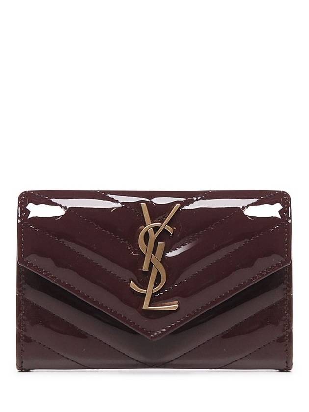 Luxury Saint Laurent Trending 2025 Cassandra Matelasse Half Wallet Red