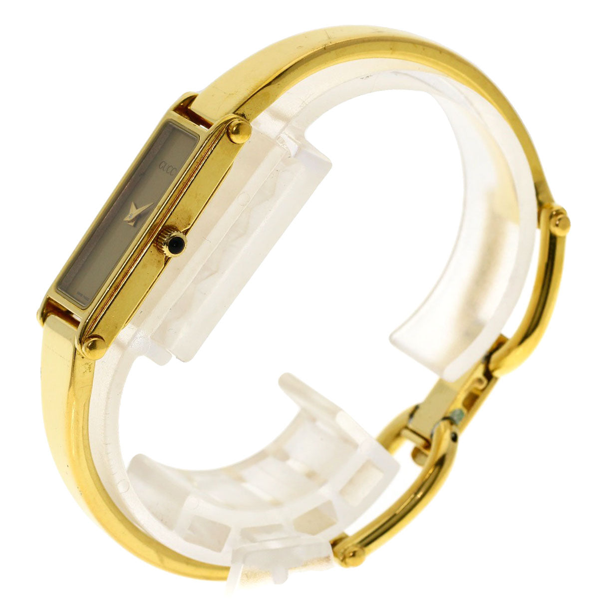 GUCCI Watches Quartz 1500L Gold Plated gold Square face gold dial