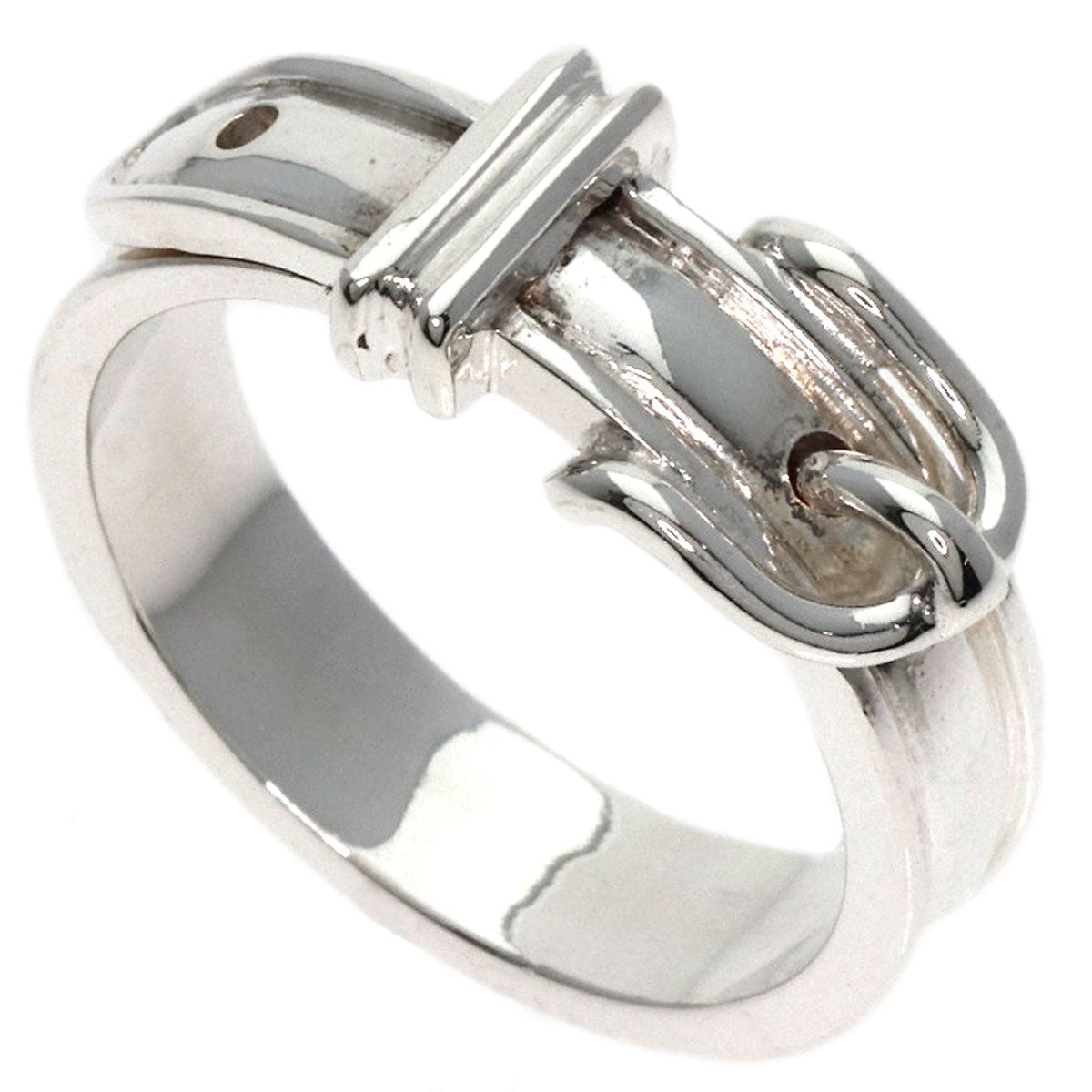 HERMES Ring SV Silver Saintur belt