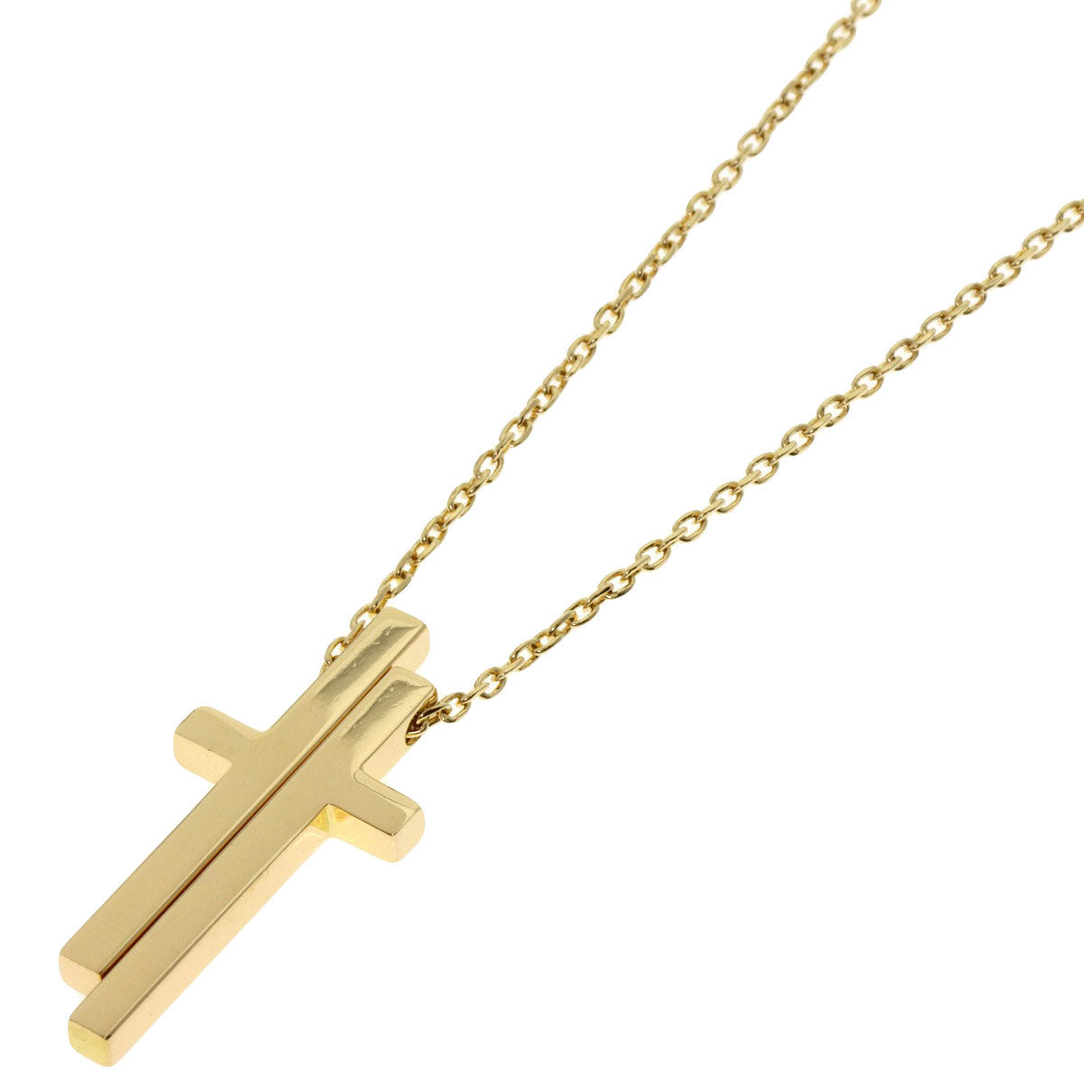 GUCCI Necklace 18K Yellow Gold gold Separate cross