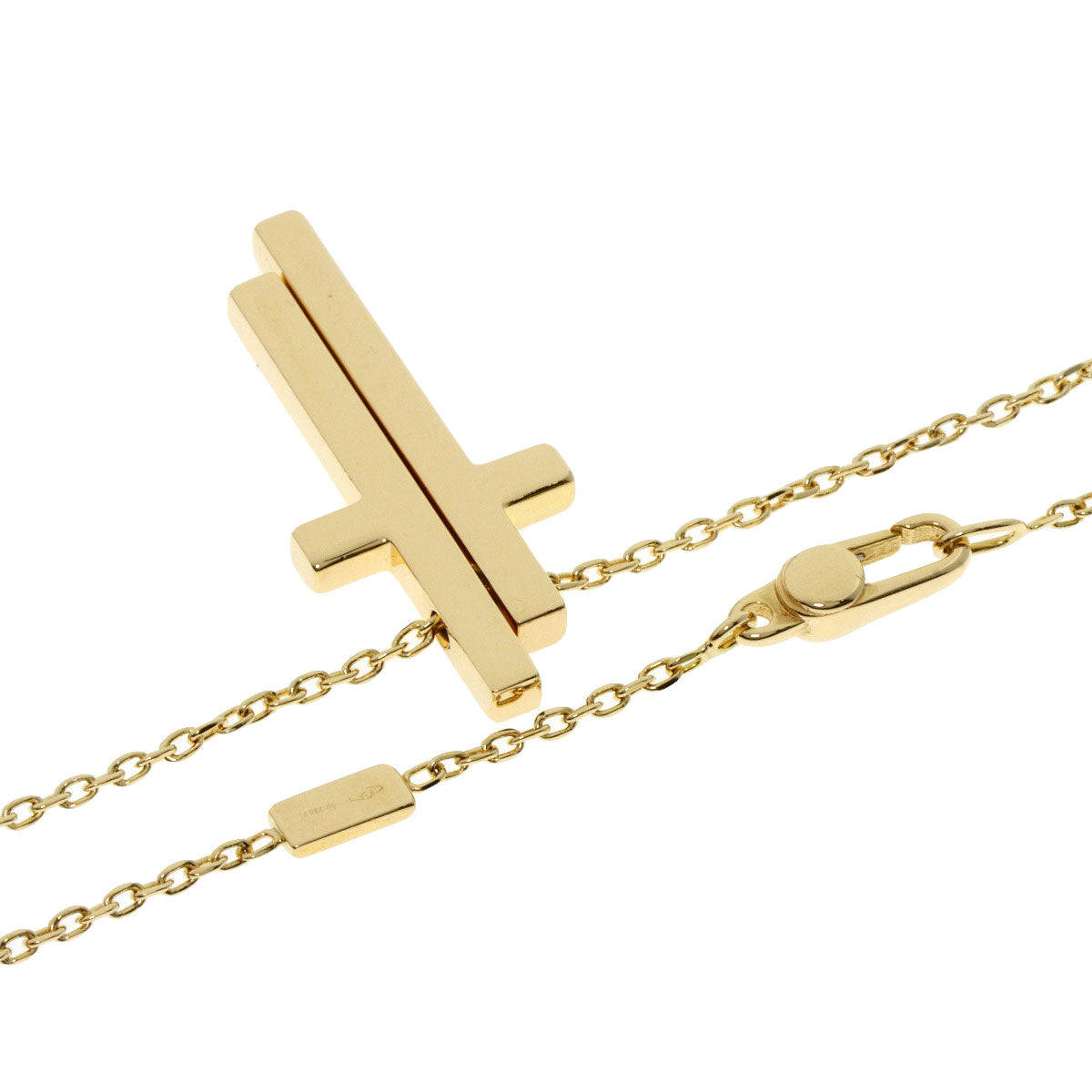 GUCCI Necklace 18K Yellow Gold gold Separate cross