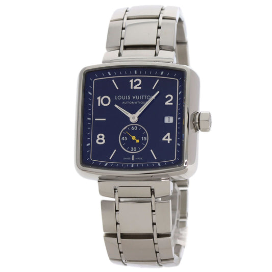 LOUIS VUITTON Watches Mechanical Automatic Q263G Stainless Steel Silver Speedy black dial
