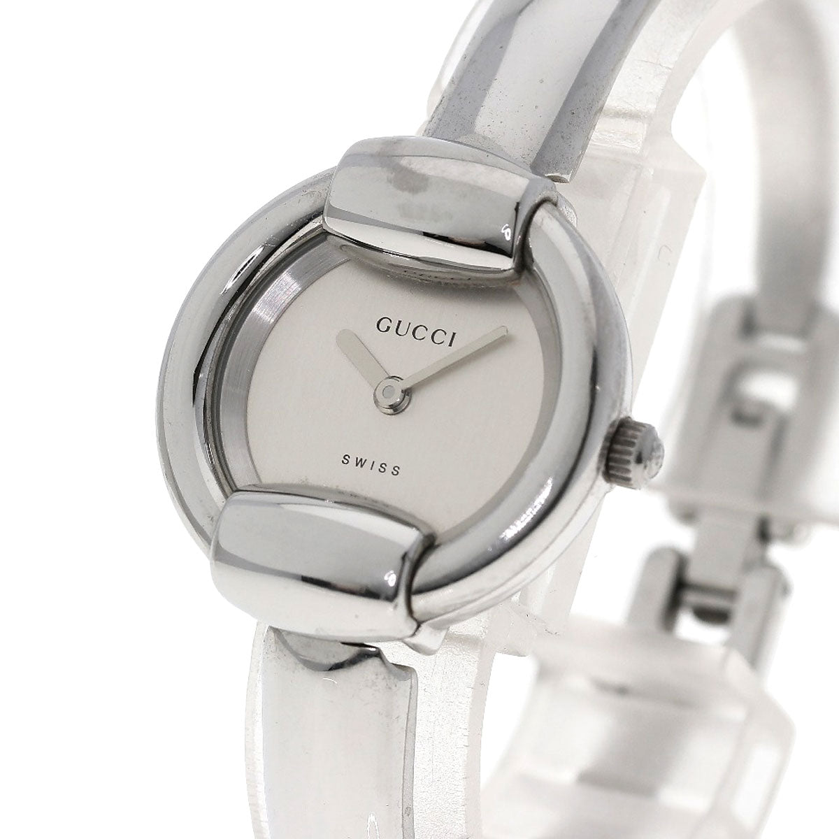 GUCCI Watches Quartz 1400L Stainless Steel Silver Round face Silver dial