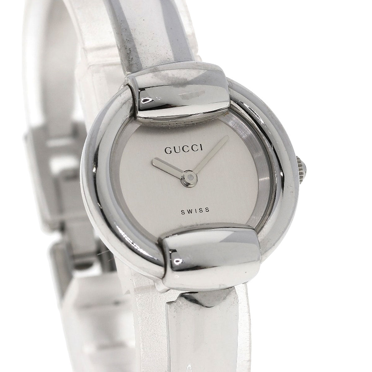 GUCCI Watches Quartz 1400L Stainless Steel Silver Round face Silver dial