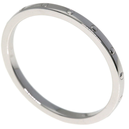 LOUIS VUITTON Ring K18WG Silver Miniburg Amples #58