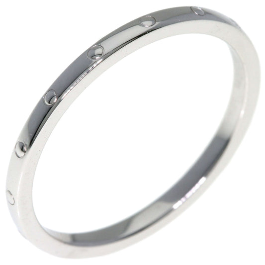 LOUIS VUITTON Ring K18WG Silver Miniburg Amples #58