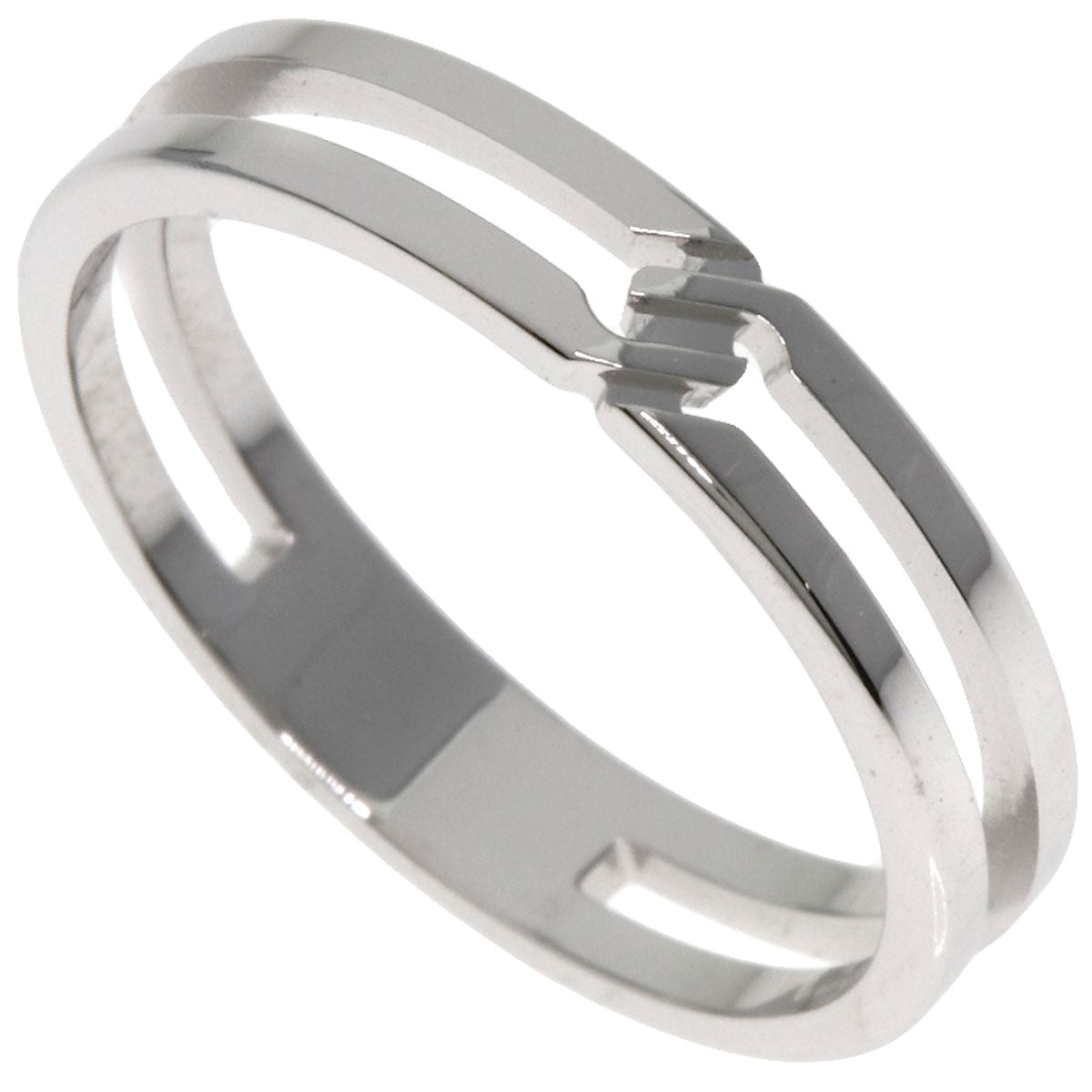 GUCCI Ring K18WG Silver Infinity #16