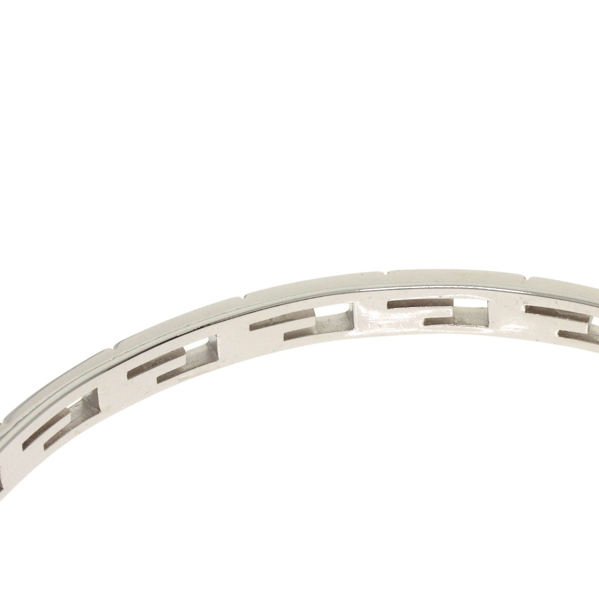 GUCCI bracelet K18WG Silver G Logo Bangle #18