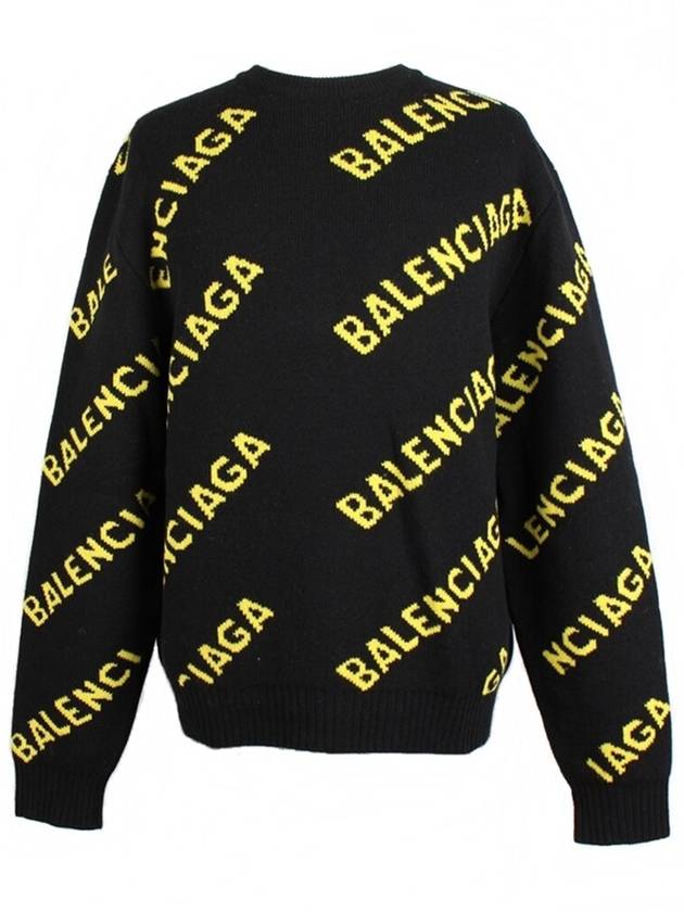 Luxury Balenciaga Trending 2025 Multi logo knit M