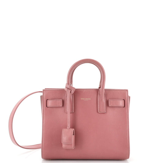 Luxury Saint Laurent Trending 2025 Sac de Jour Bag Leather Nano