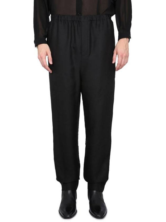 Luxury Saint Laurent Trending 2025 23 ss Viscose Trousers 717375Y1G681000 B0020169836