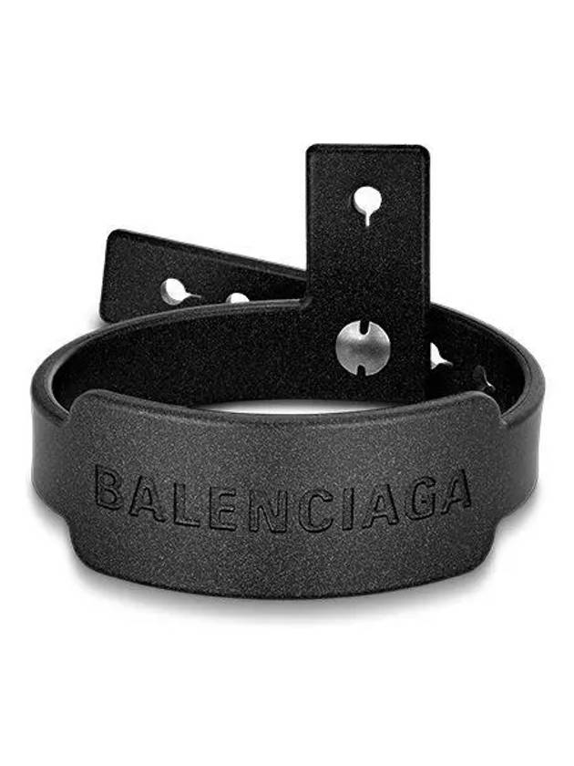 Luxury Balenciaga Trending 2025 Logo Festival Bracelet Black