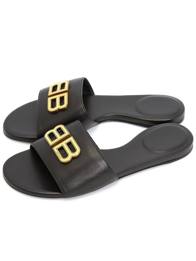 Luxury Balenciaga Trending 2025 Groupie Slippers Black