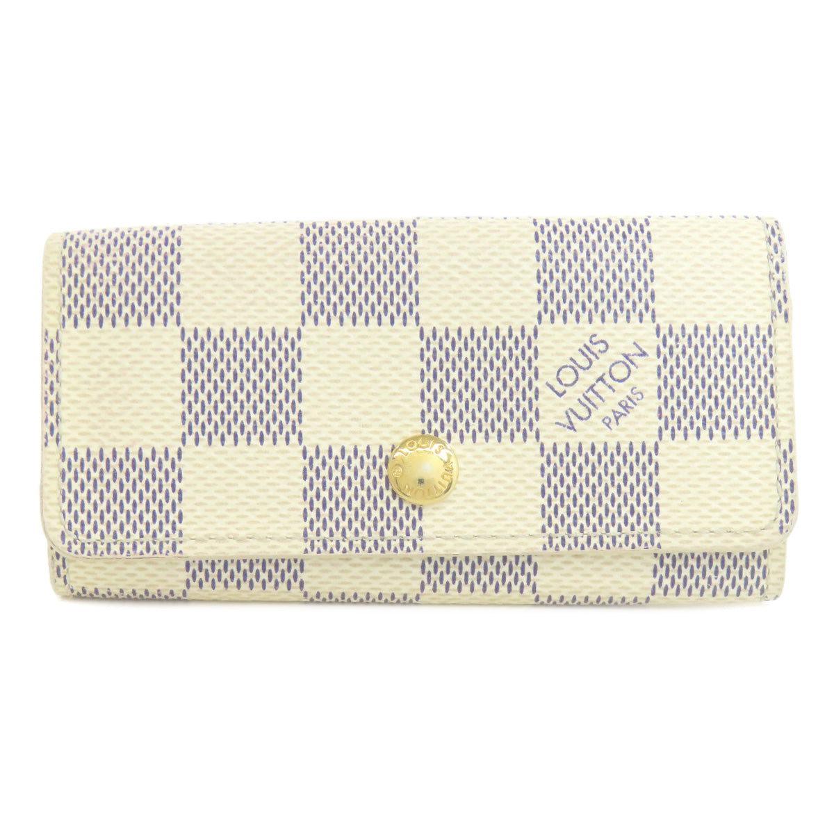 LOUIS VUITTON Key case Key holder  N60020 Damier canvas white Multicles4 Women