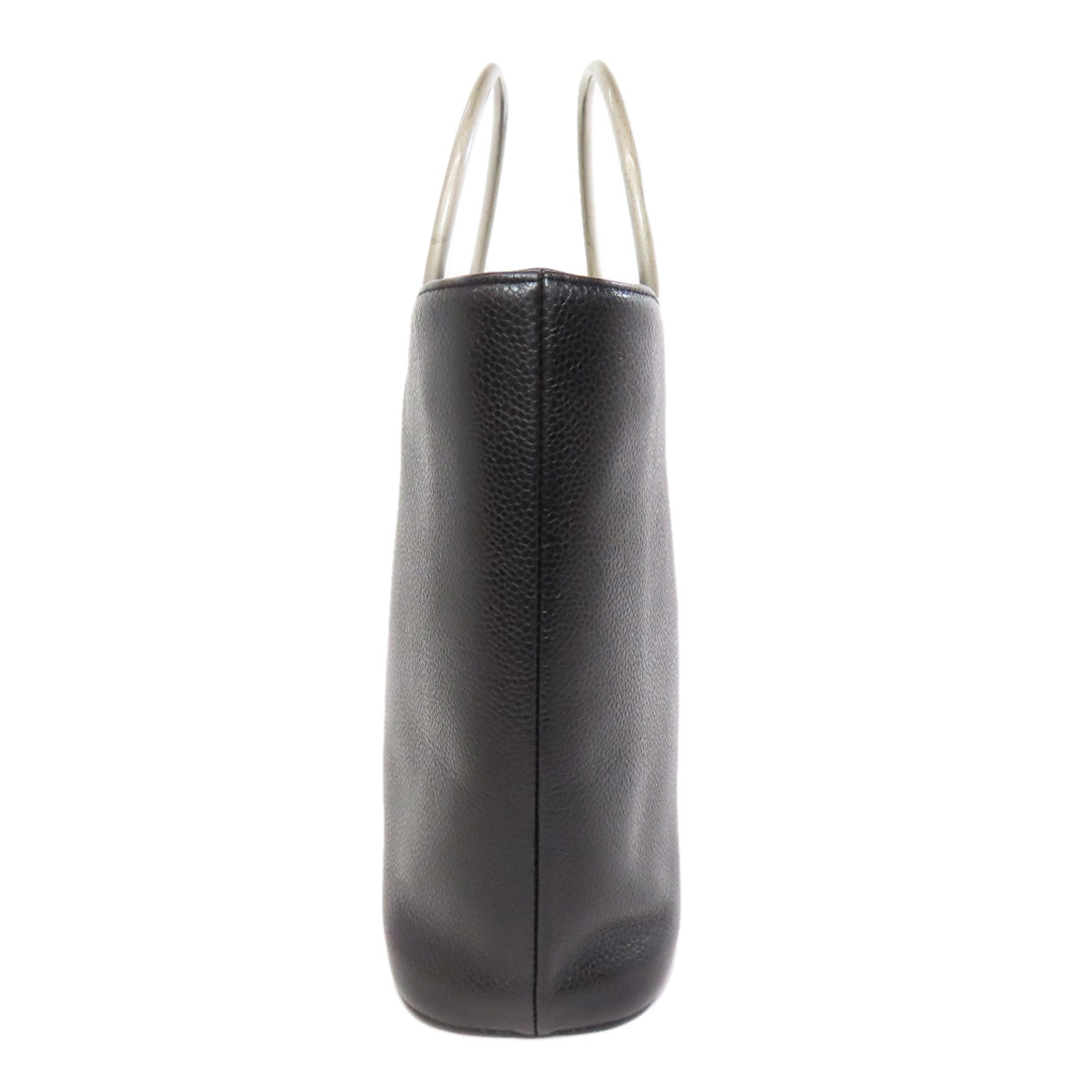 CHANEL Handbag Grained Calfskin Skin black COCO Mark