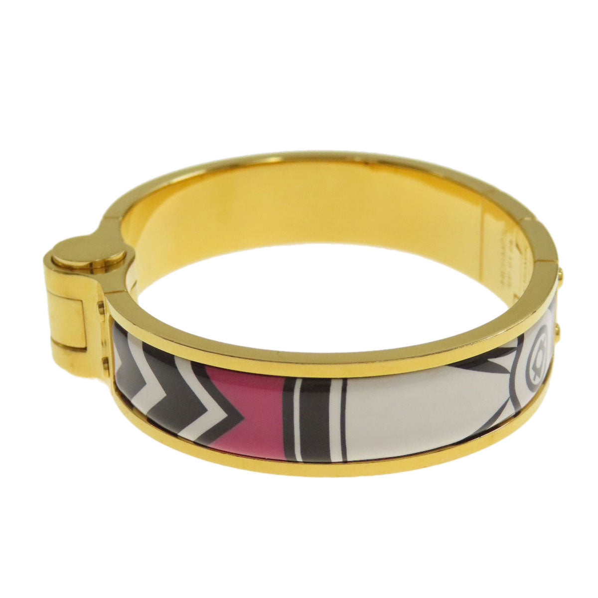 HERMES bracelet Gold Plated gold Charniere Women
