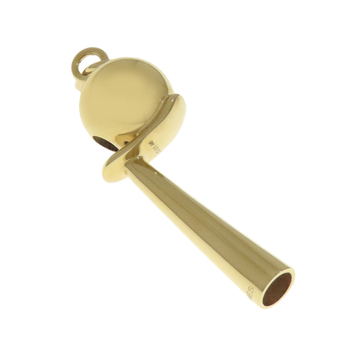 HERMES Pendant top Gold Plated gold Shifure Women