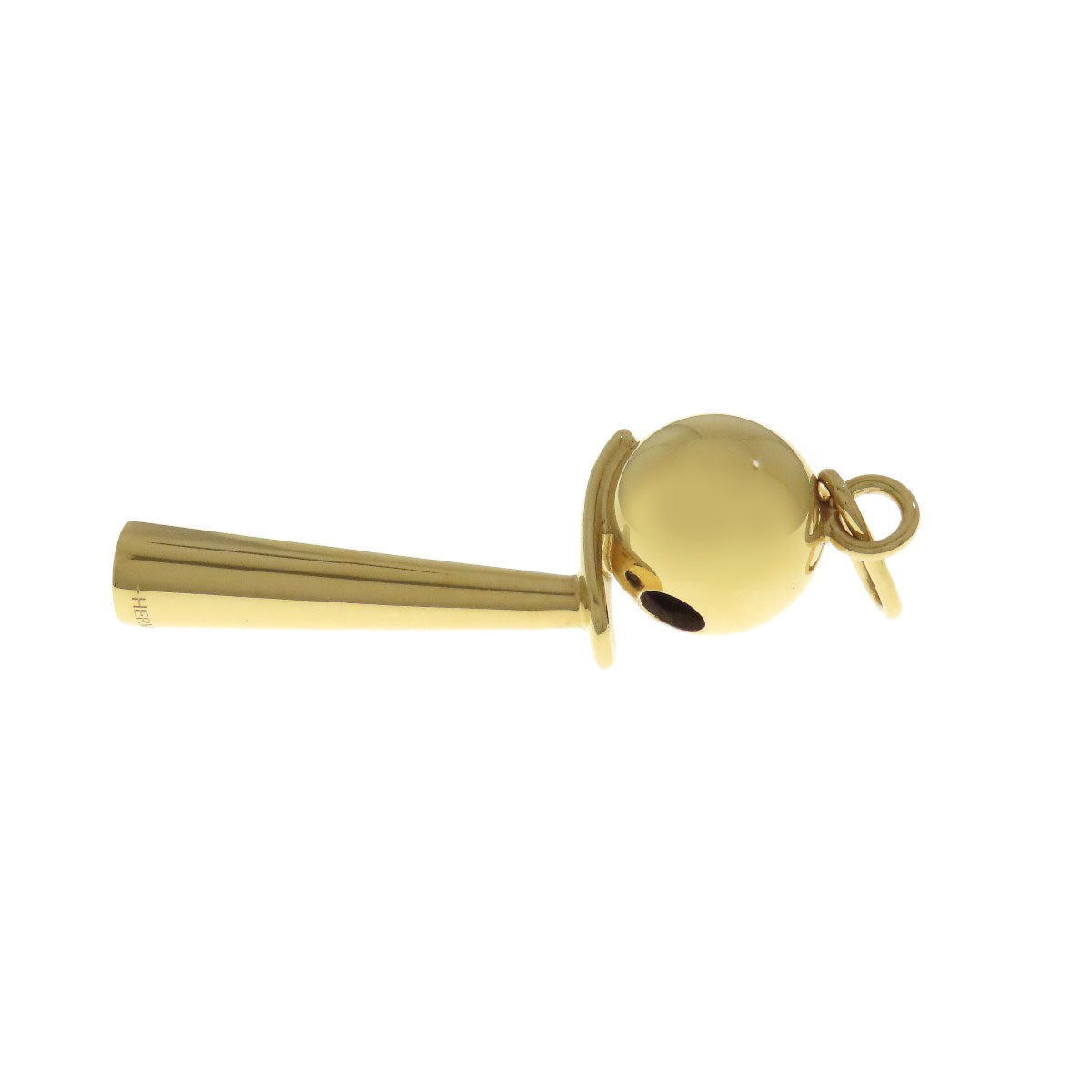 HERMES Pendant top Gold Plated gold Shifure Women