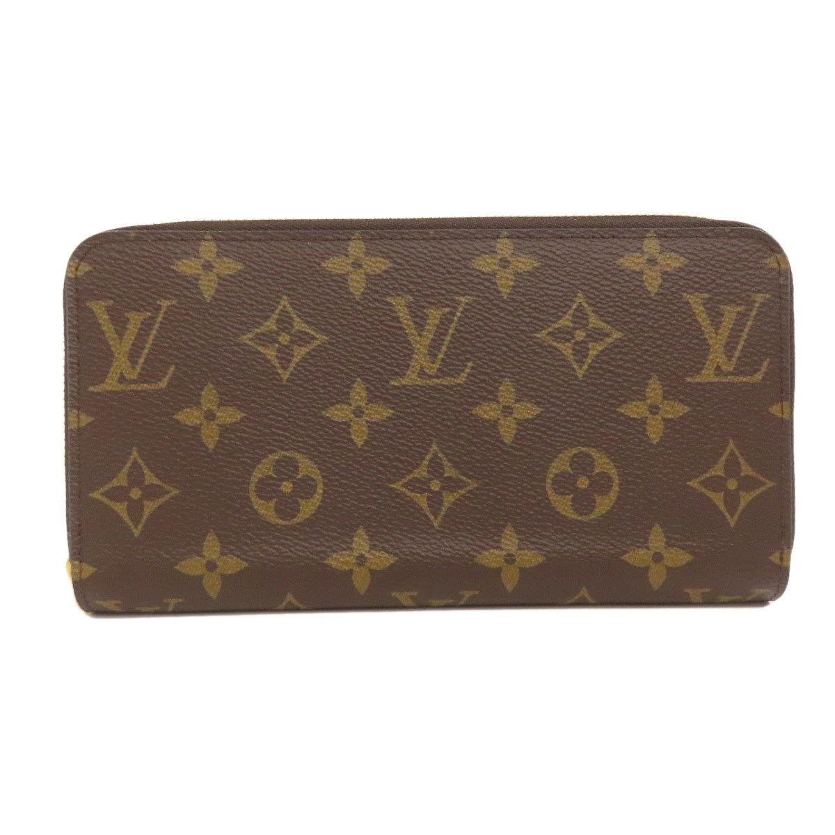 LOUIS VUITTON Long Wallet Purse M42616 Monogram canvas Brown Zippy wallet