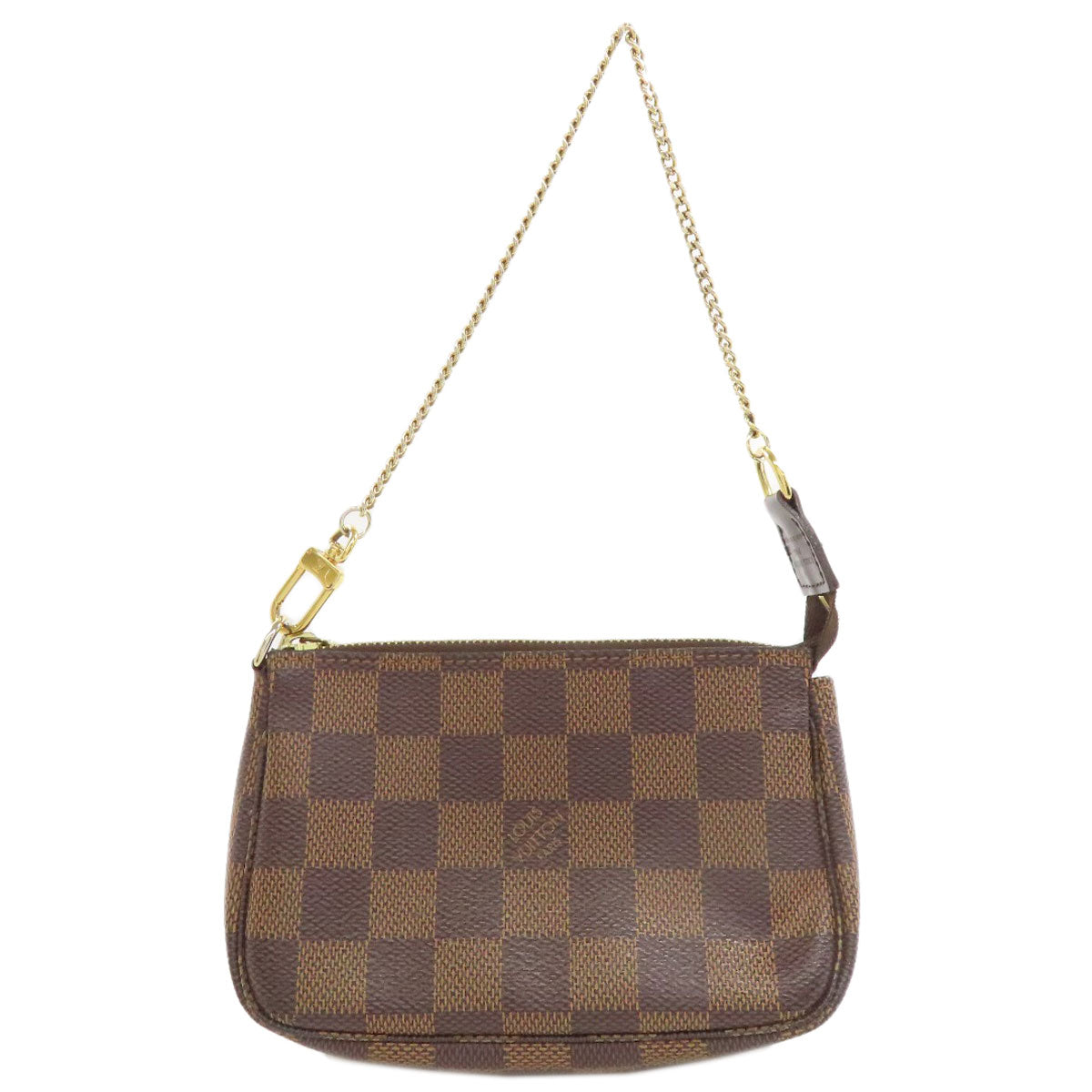LOUIS VUITTON Accessory pouch N58009 Damier canvas Brown Mini Pochette Accessoires