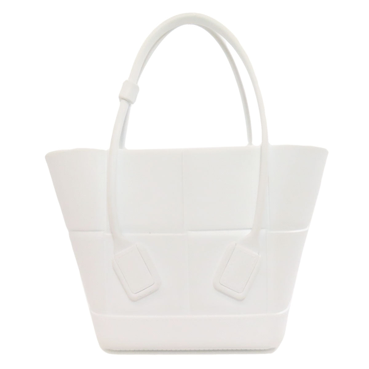 BOTTEGAVENETA Handbag rubber white Arco