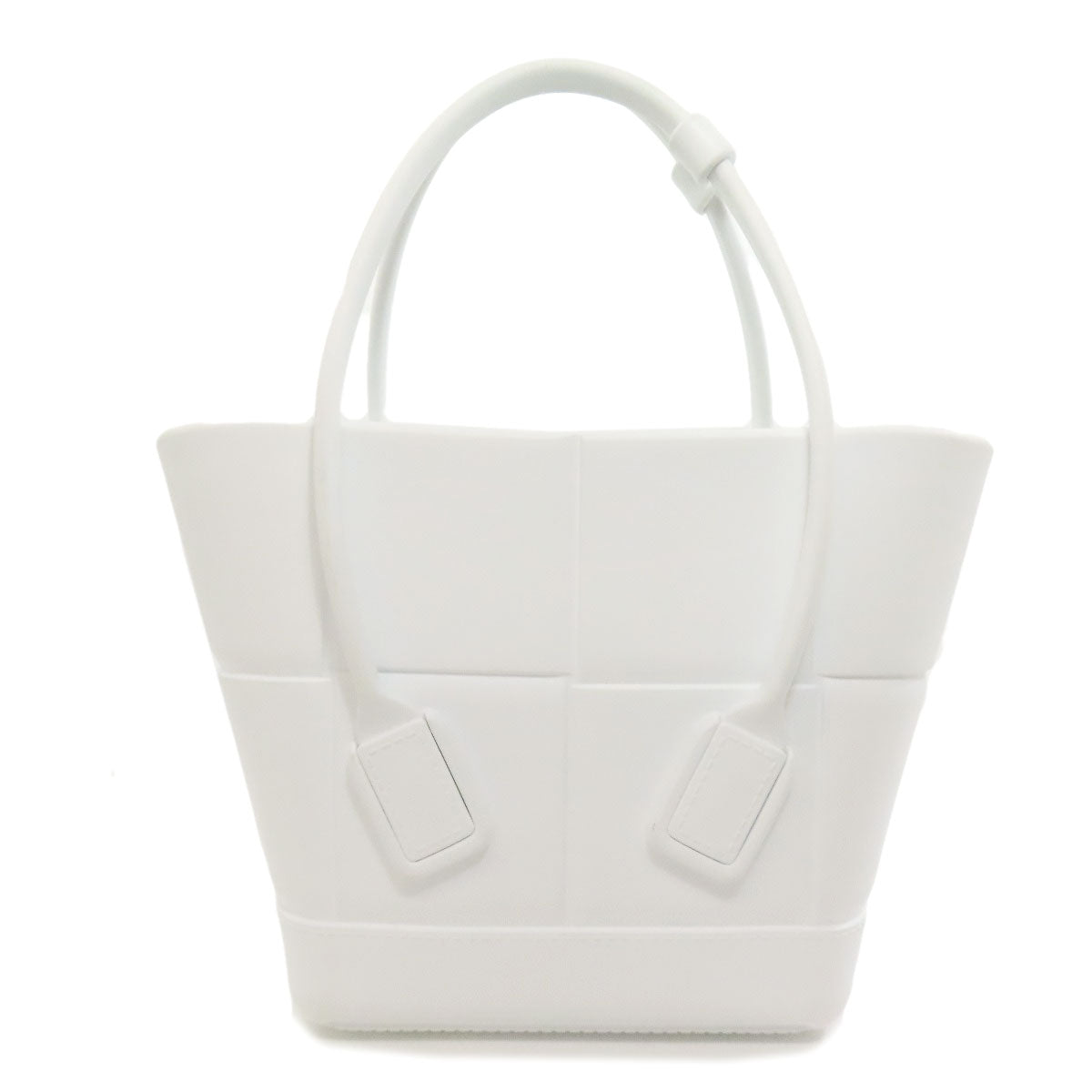 BOTTEGAVENETA Handbag rubber white Arco
