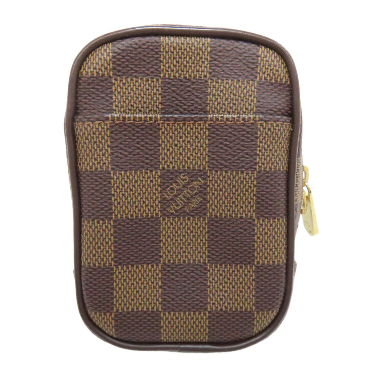 LOUIS VUITTON Accessory pouch N61738 Damier canvas Brown Etui Okapi PM Women