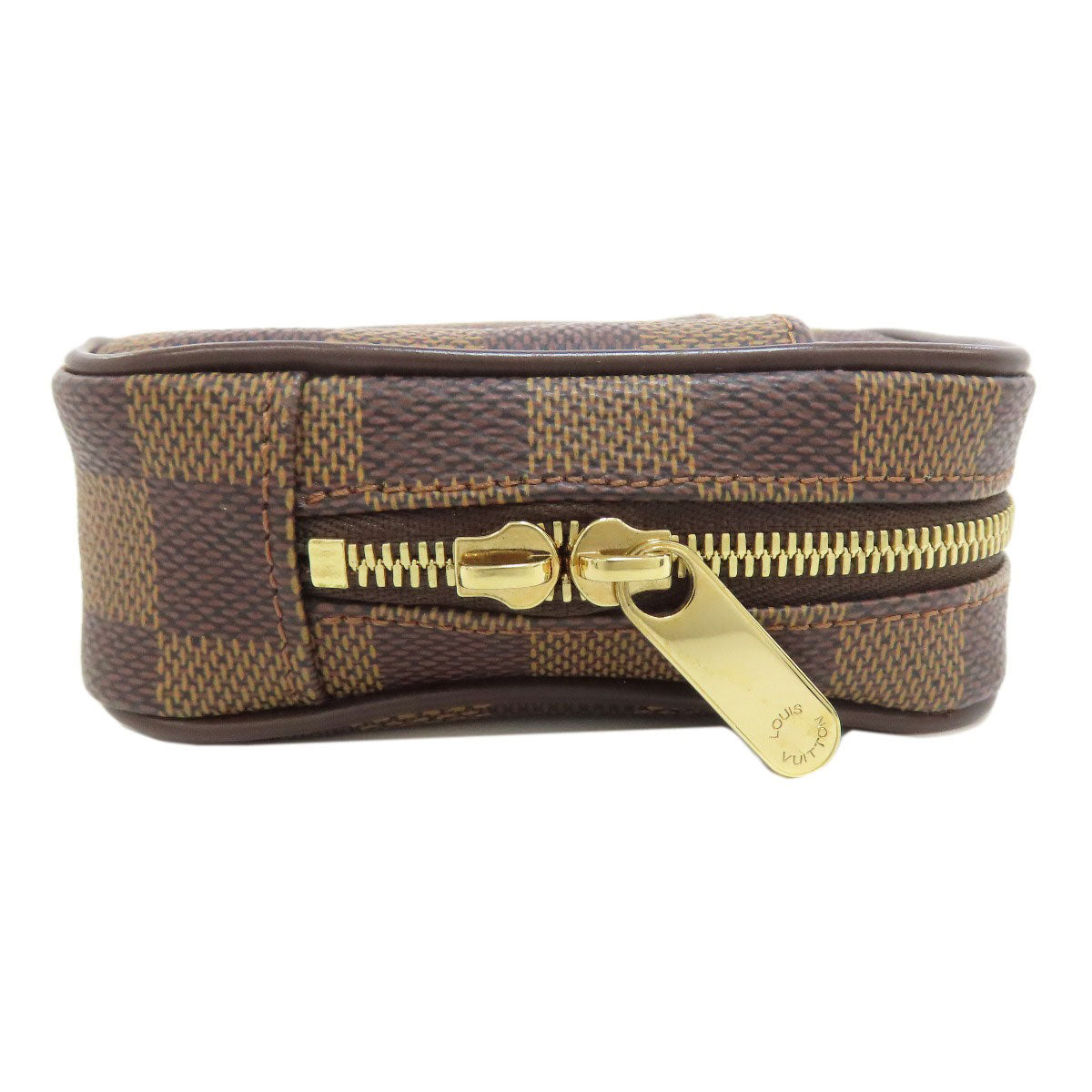 LOUIS VUITTON Accessory pouch N61738 Damier canvas Brown Etui Okapi PM Women