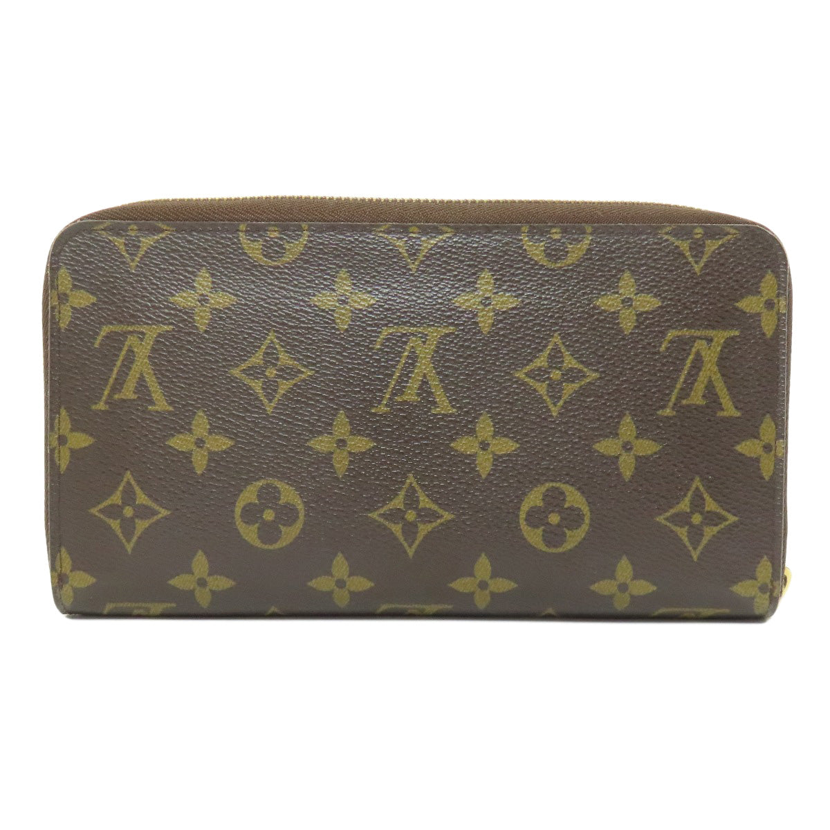 LOUIS VUITTON Long Wallet Purse M60002 Monogram canvas Brown Zippy Organizer