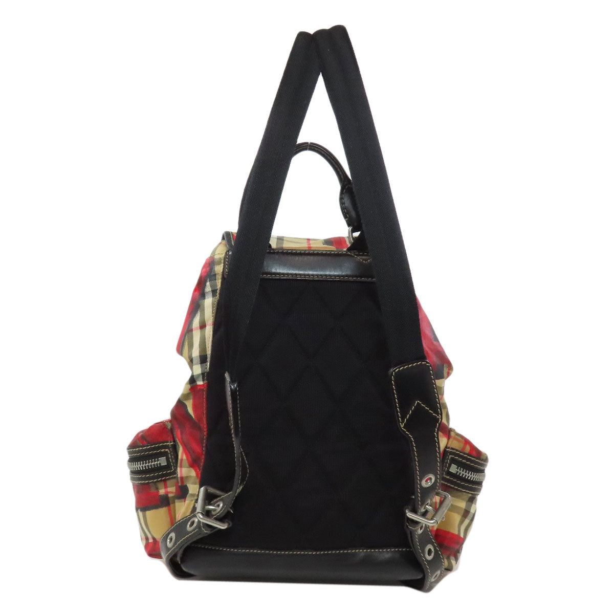 BURBERRY Backpack Nylon Brown Graffiti