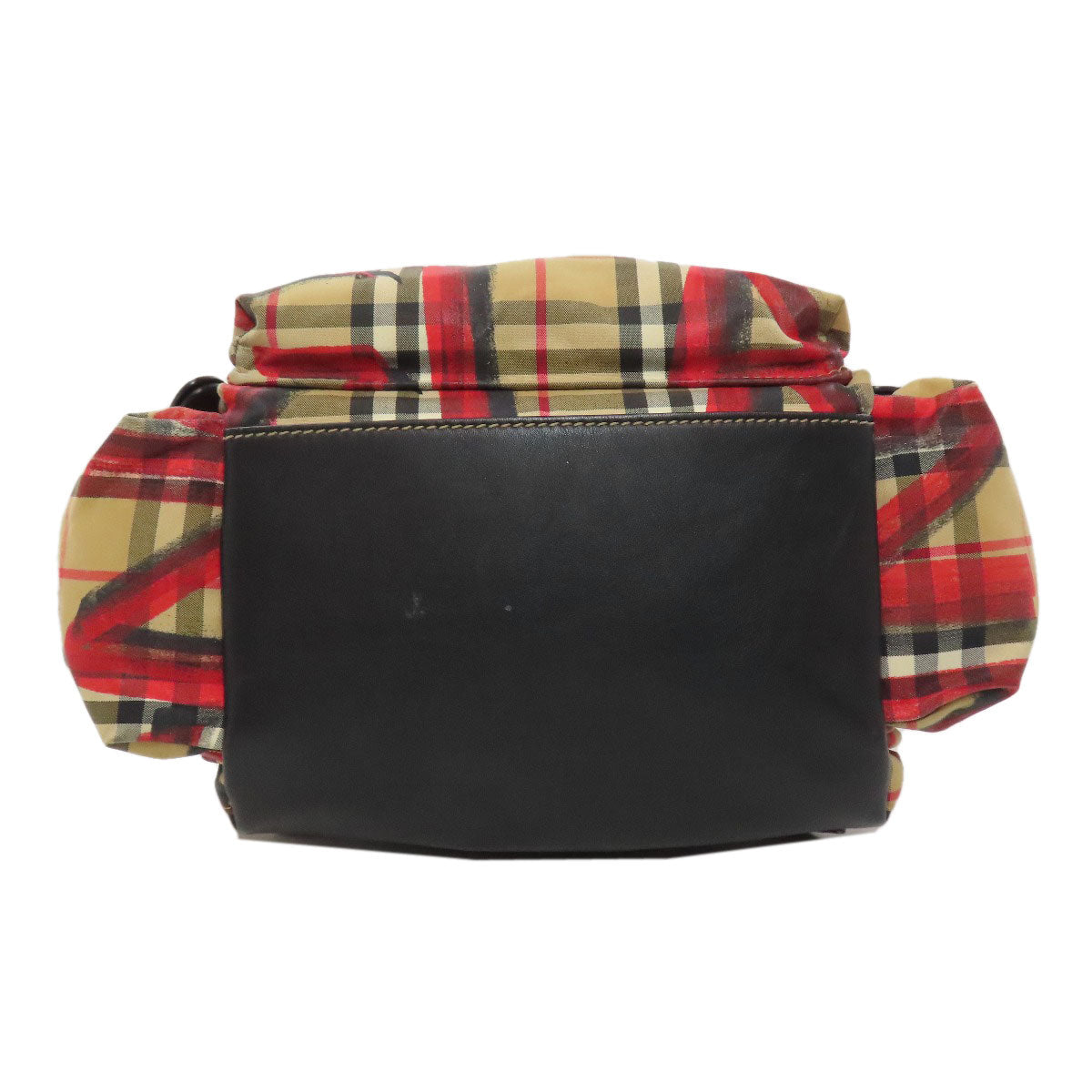 BURBERRY Backpack Nylon Brown Graffiti