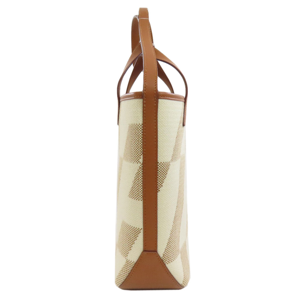 HERMES Handbag canvas Brown Ambie PM 2WAY Women