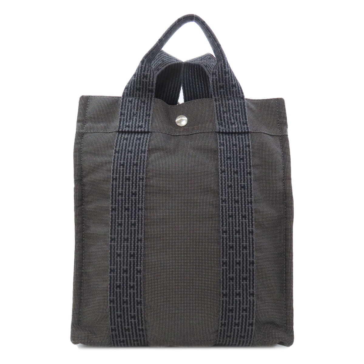 HERMES Backpack canvas gray Her Line add PM