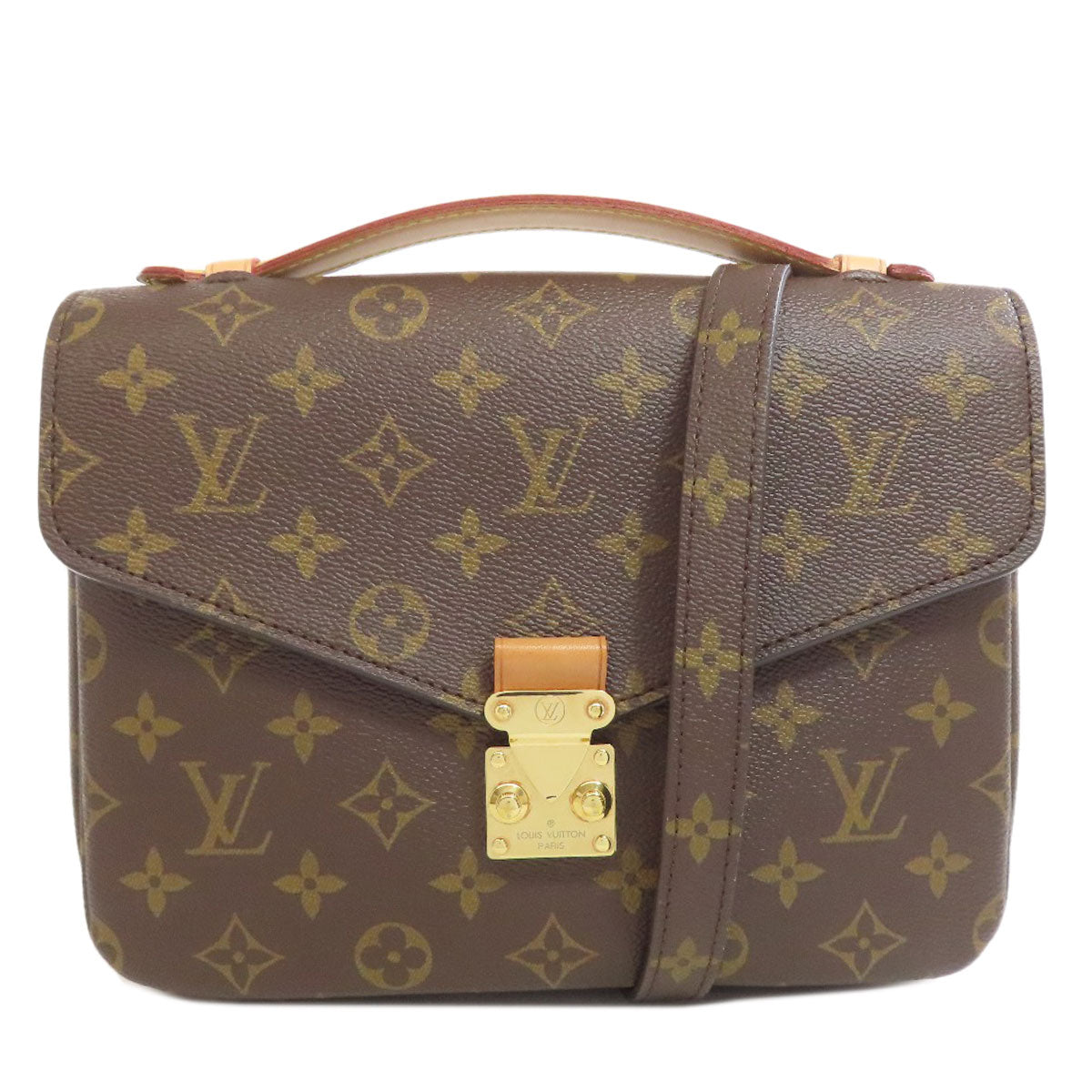 LOUIS VUITTON Handbag M44875 Monogram canvas Brown Pochette Metis MM Women
